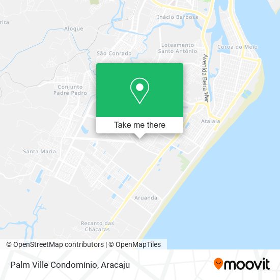 Mapa Palm Ville Condomínio