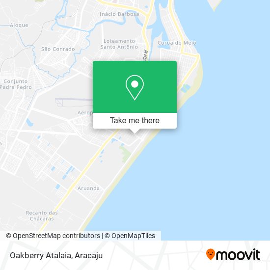 Oakberry Atalaia map