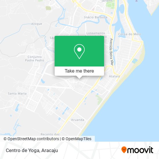 Centro de Yoga map