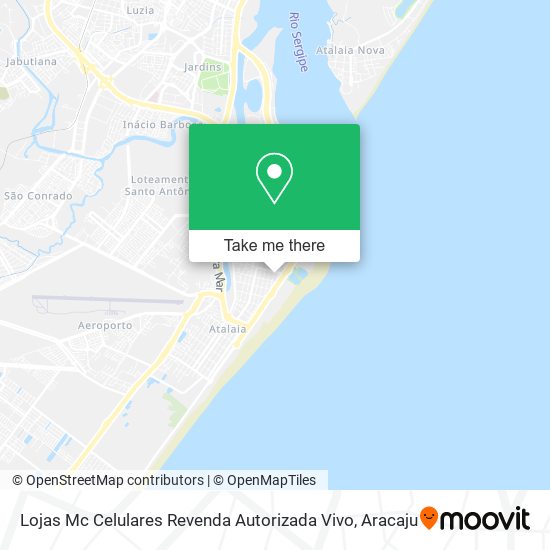 Mapa Lojas Mc Celulares Revenda Autorizada Vivo