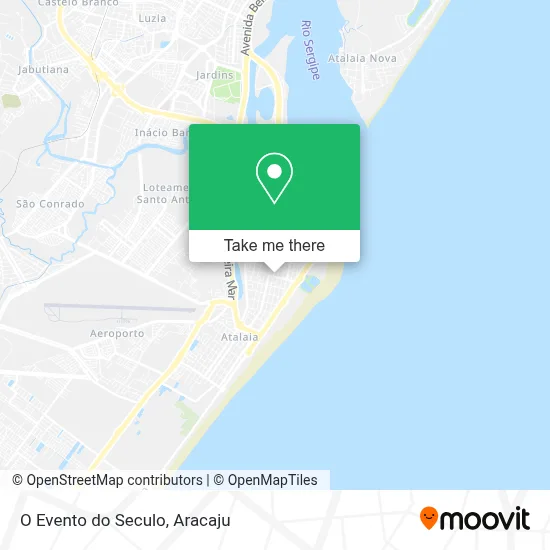 O Evento do Seculo map