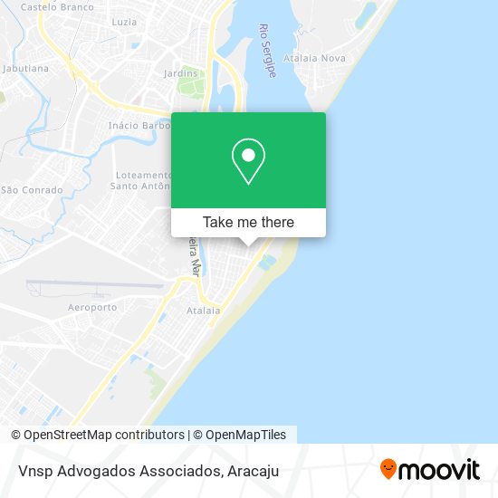 Vnsp Advogados Associados map