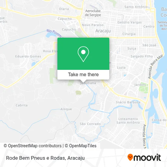 Rode Bem Pneus e Rodas map