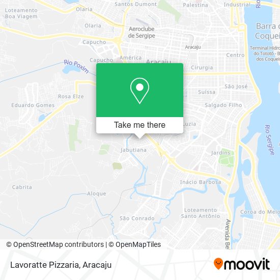 Lavoratte Pizzaria map