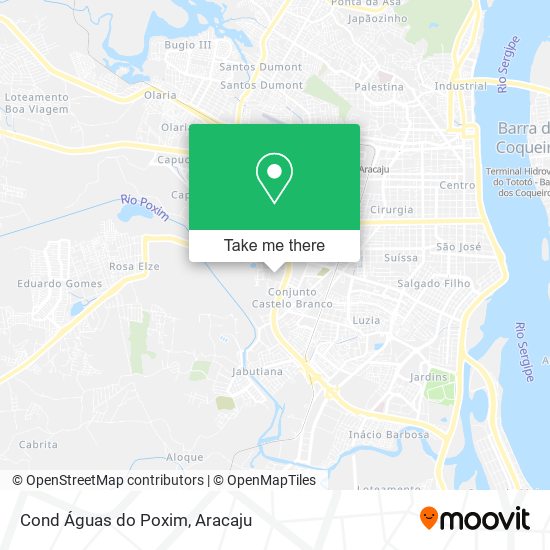 Cond Águas do Poxim map