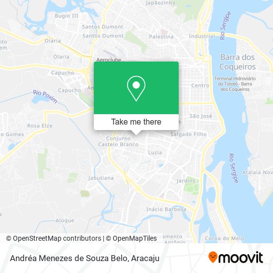 Andréa Menezes de Souza Belo map