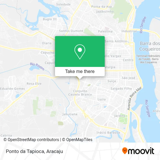 Ponto da Tapioca map