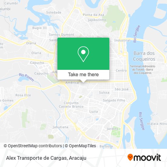 Alex Transporte de Cargas map