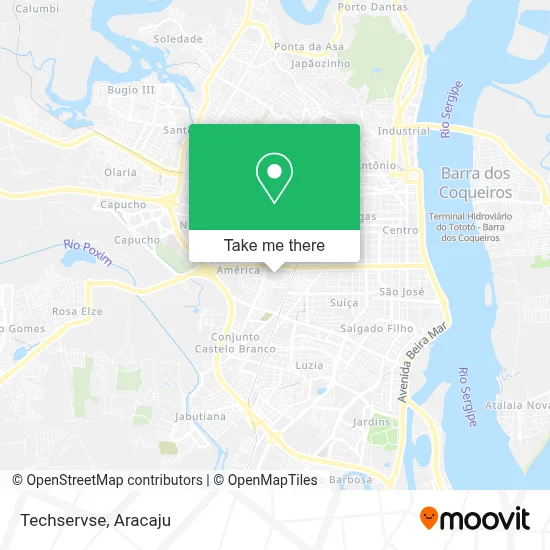 Techservse map