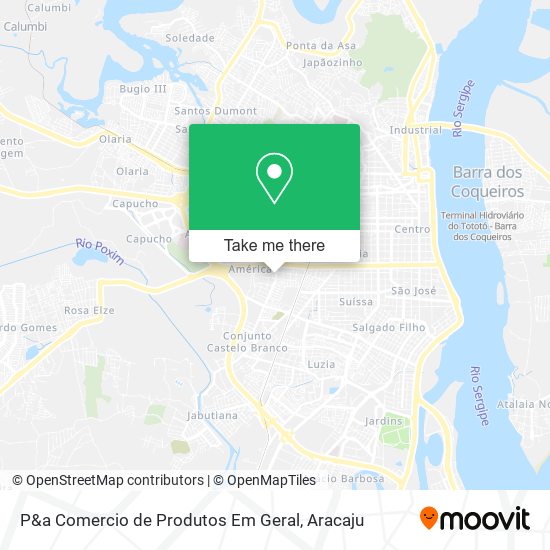 P&a Comercio de Produtos Em Geral map