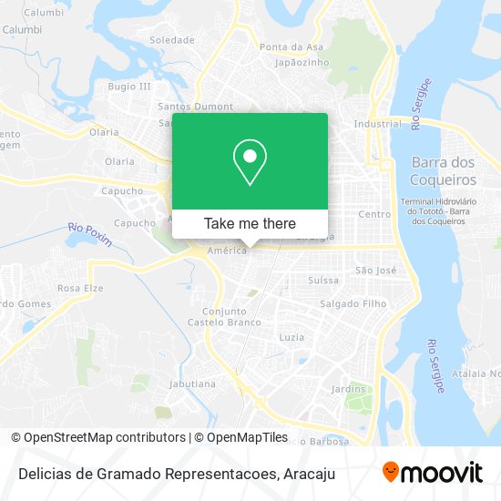 Mapa Delicias de Gramado Representacoes