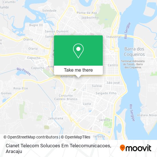 Mapa Cianet Telecom Solucoes Em Telecomunicacoes