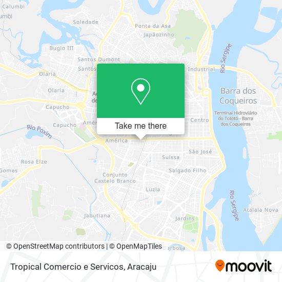 Tropical Comercio e Servicos map