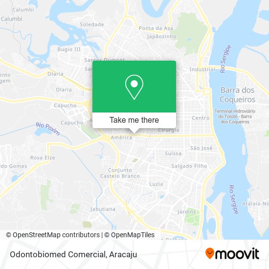 Odontobiomed Comercial map