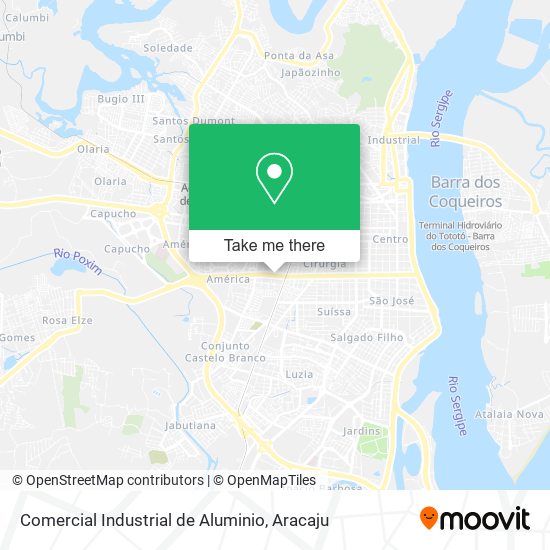 Comercial Industrial de Aluminio map