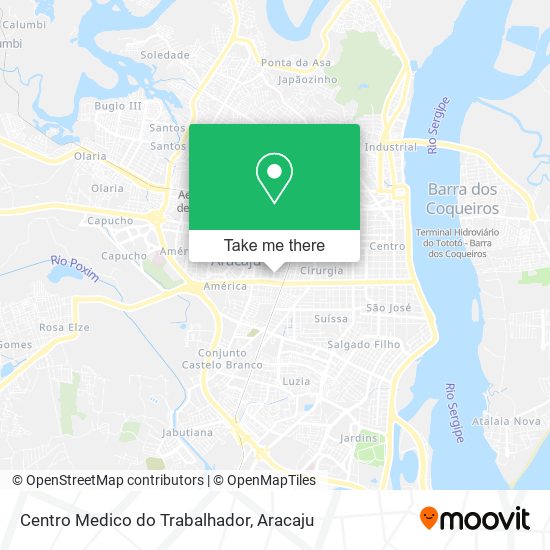 Centro Medico do Trabalhador map