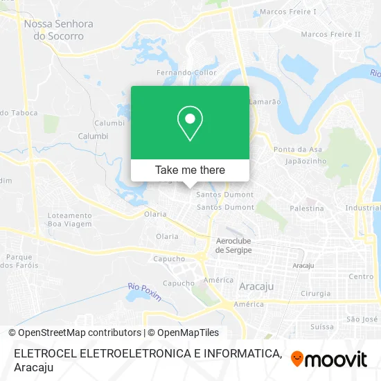 Mapa ELETROCEL ELETROELETRONICA E INFORMATICA
