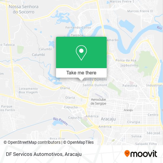 DF Servicos Automotivos map
