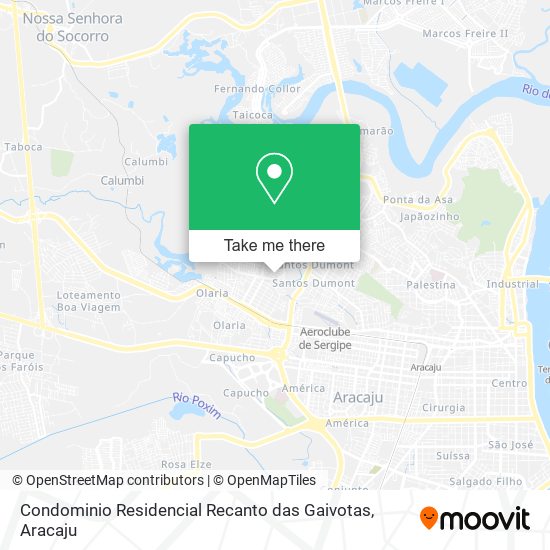 Mapa Condominio Residencial Recanto das Gaivotas