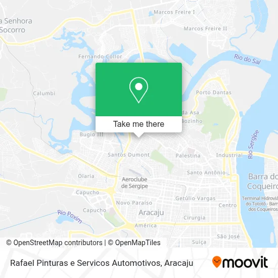 Rafael Pinturas e Servicos Automotivos map
