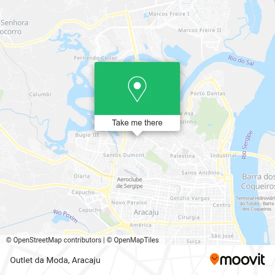 Outlet da Moda map