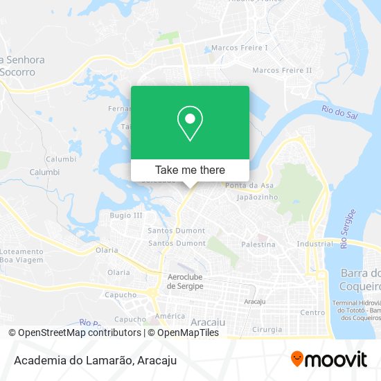 Academia do Lamarão map