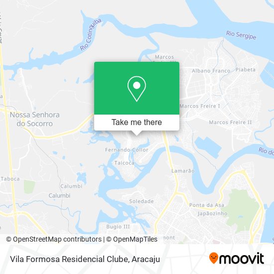 Mapa Vila Formosa Residencial Clube