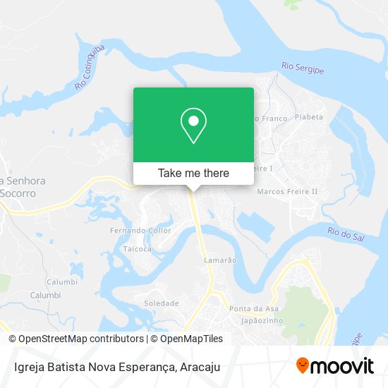 Igreja Batista Nova Esperança map