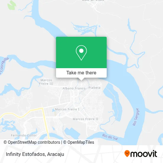 Infinity Estofados map