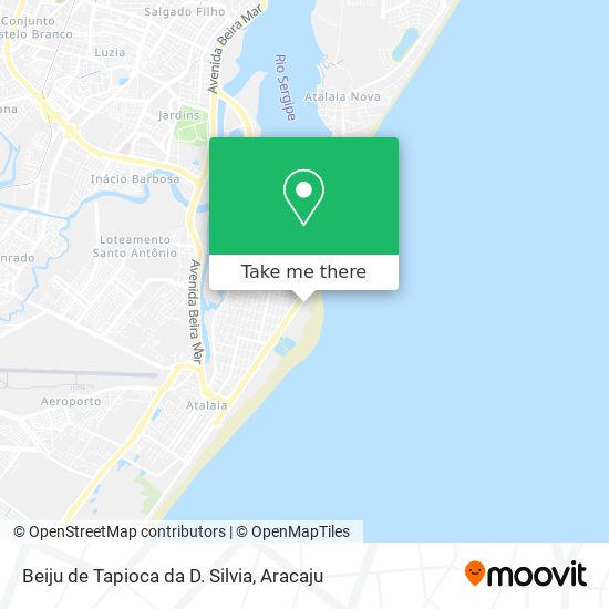 Beiju de Tapioca da D. Silvia map