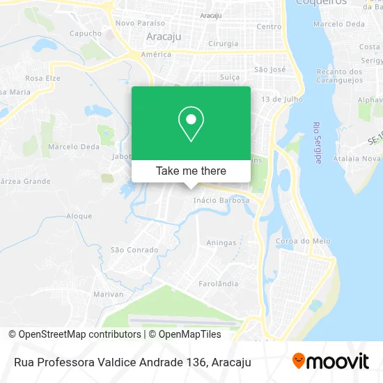 Rua Professora Valdice Andrade 136 map