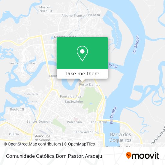 Mapa Comunidade Católica Bom Pastor