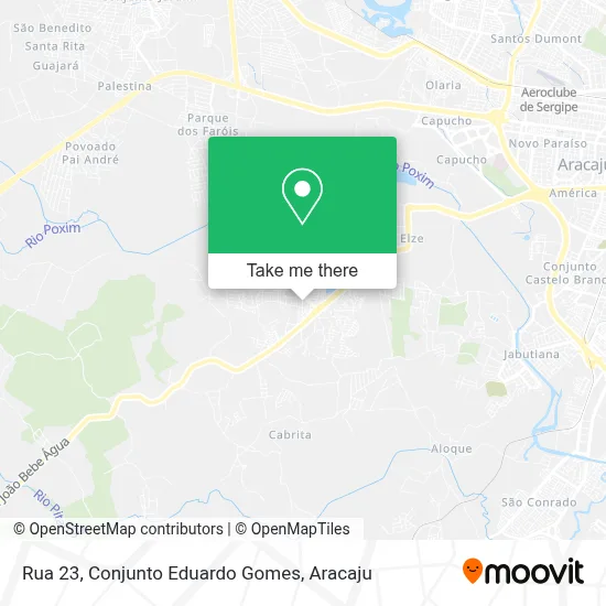 Rua 23, Conjunto Eduardo Gomes map