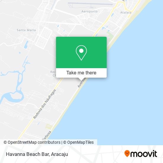 Mapa Havanna Beach Bar