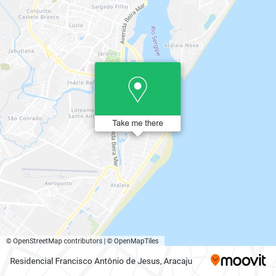 Residencial Francisco Antônio de Jesus map