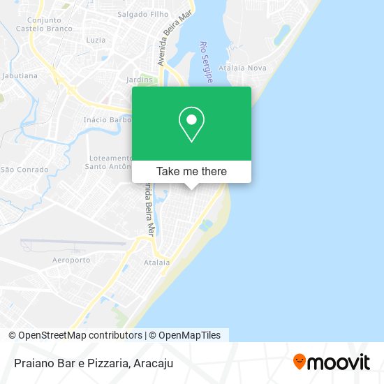 Praiano Bar e Pizzaria map