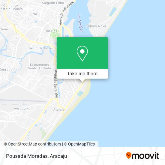 Pousada Moradas map