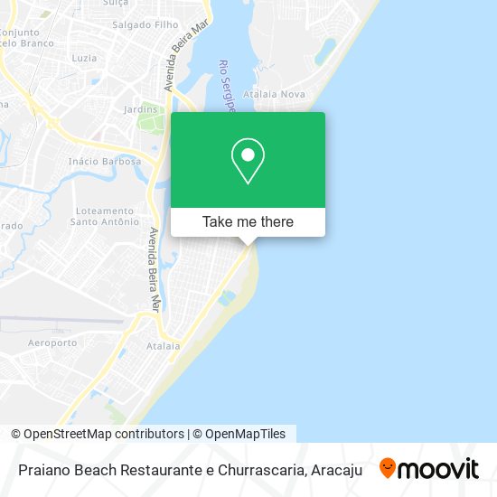 Praiano Beach Restaurante e Churrascaria map