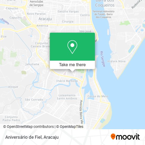 Aniversário de Fiel map