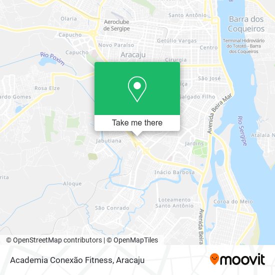Mapa Academia Conexão Fitness