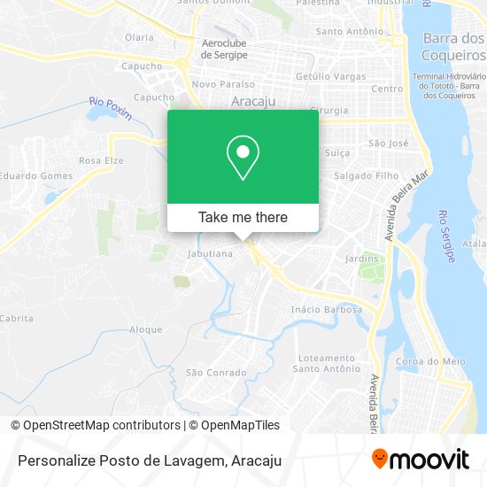 Personalize Posto de Lavagem map