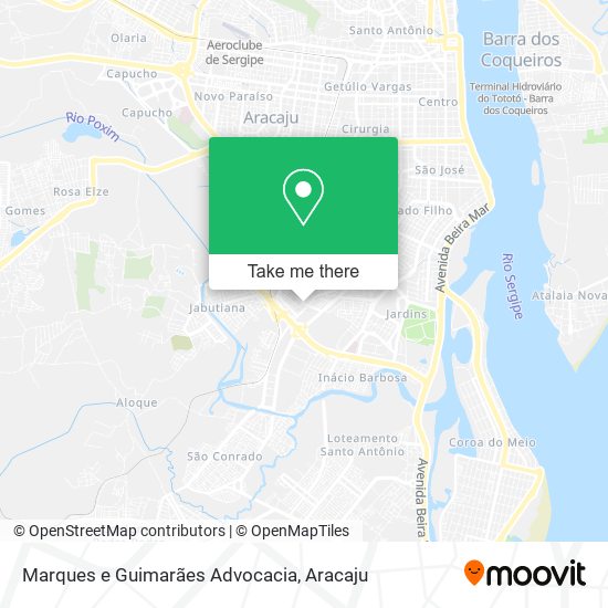 Mapa Marques e Guimarães Advocacia