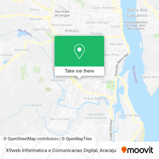 X9web Informatica e Comunicacao Digital map