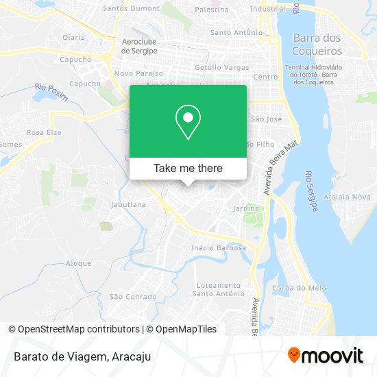 Barato de Viagem map