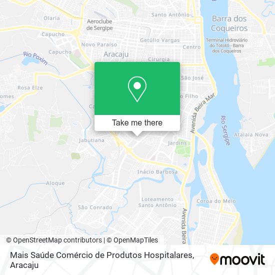 Mais Saúde Comércio de Produtos Hospitalares map