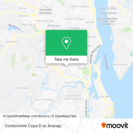 Condominio Copa D or map
