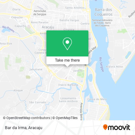 Mapa Bar da Irma