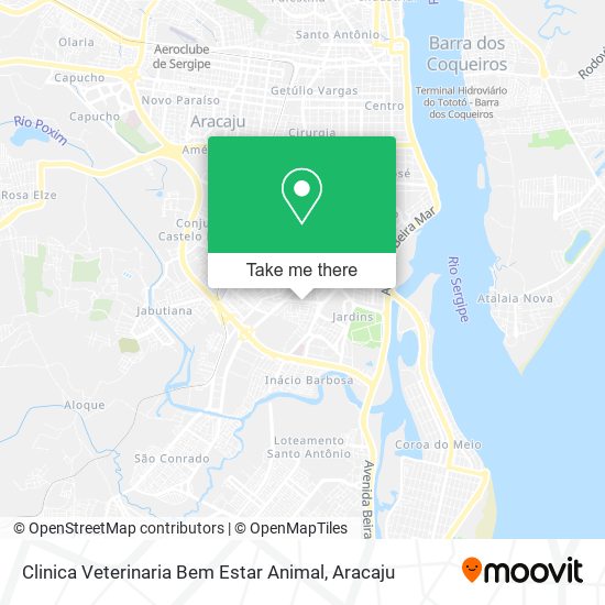 Mapa Clinica Veterinaria Bem Estar Animal