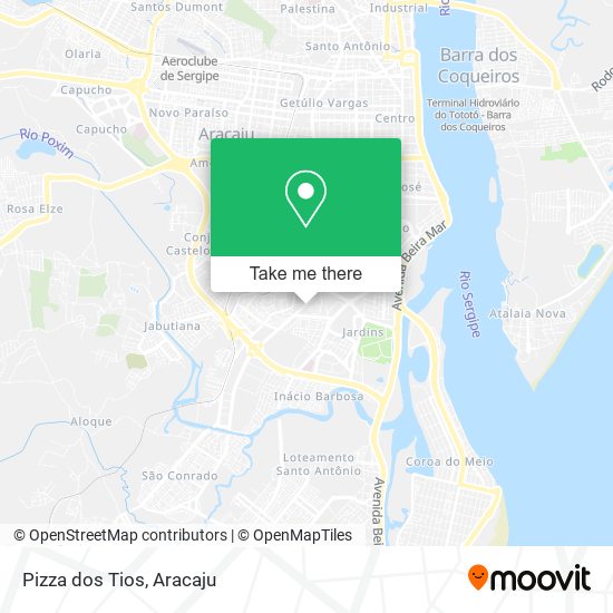 Pizza dos Tios map