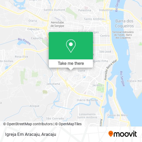 Igreja Em Aracaju map